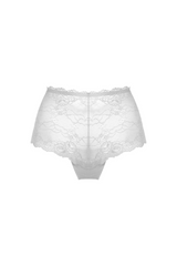 Białe koronkowe bokserki Ellen