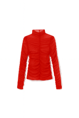 Bluzka z transparentnej siateczki Ariel