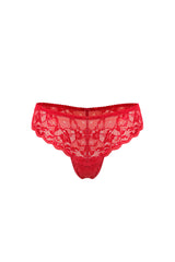 Czerwone koronkowe majtki brazyliany Alana