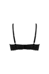 Czarny stanik z gładką miseczką Karen