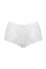 Białe koronkowe bokserki Paloma
