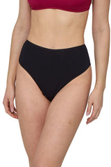 Gładkie figi w kolorze czarnym Secret Black