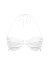 Biały stanik od bikini Maura