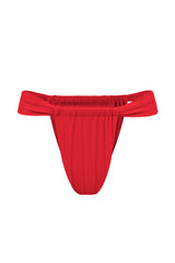 Czerwony dół od bikini Kirei