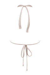 Trójkątny stanik od bikini Fiji w perłowym kolorze