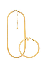 Zestaw biżuterii - naszyjnik i bransoletka Vipera