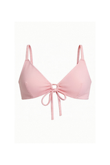 Różowa trójkątna góra od bikini Capri