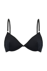 Czarny gładki stanik Alexa