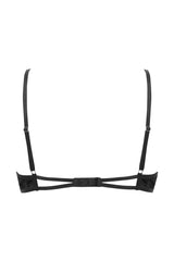 Czarny gładki stanik Alexa