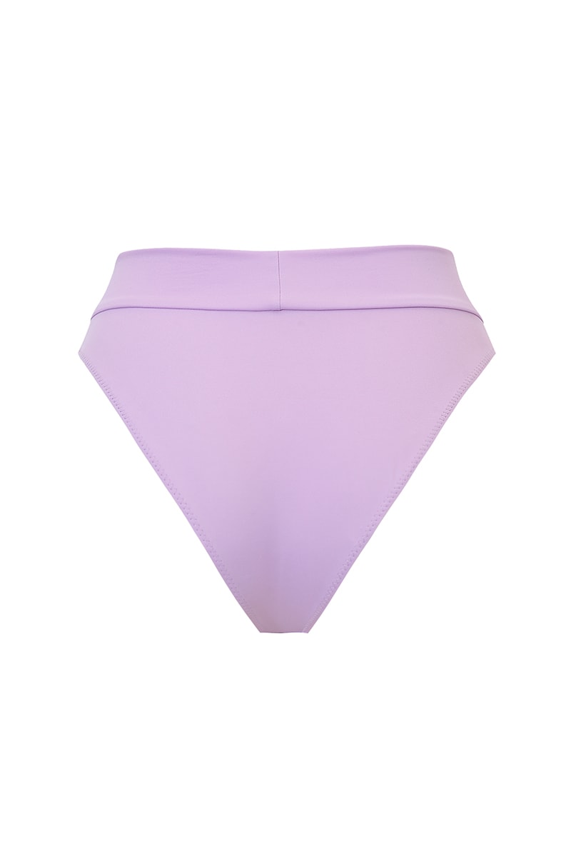 Fioletowy dół od bikini z wysokim stanem Kawai