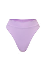 Fioletowy dół od bikini z wysokim stanem Kawai