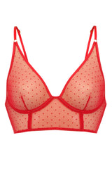 Czerwony gorsetowy stanik Charlotte Soft