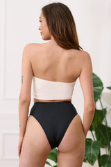 Czarny dół od kostiumu kąpielowego Praia