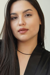 Czarny naszyjnik z kryształków Felice