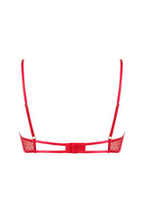 Czerwony stanik w kropeczki Valentine Red