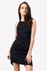 Czarna satynowa sukienka Iris Love and Hate