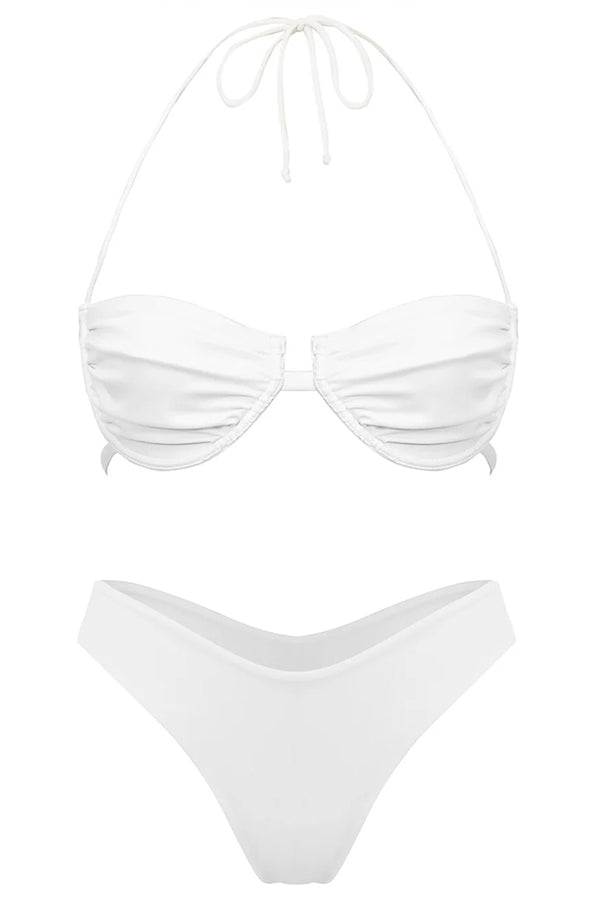 Biały zestaw bikini Amora