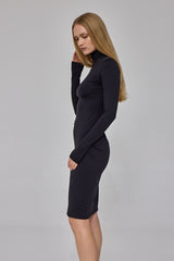 Czarna dopasowana sukienka Gabrielle