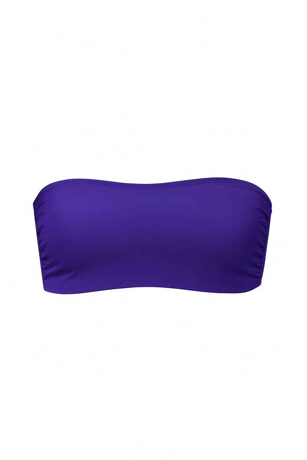 Fioletowa góra od kostiumu typu bandeau Kawai