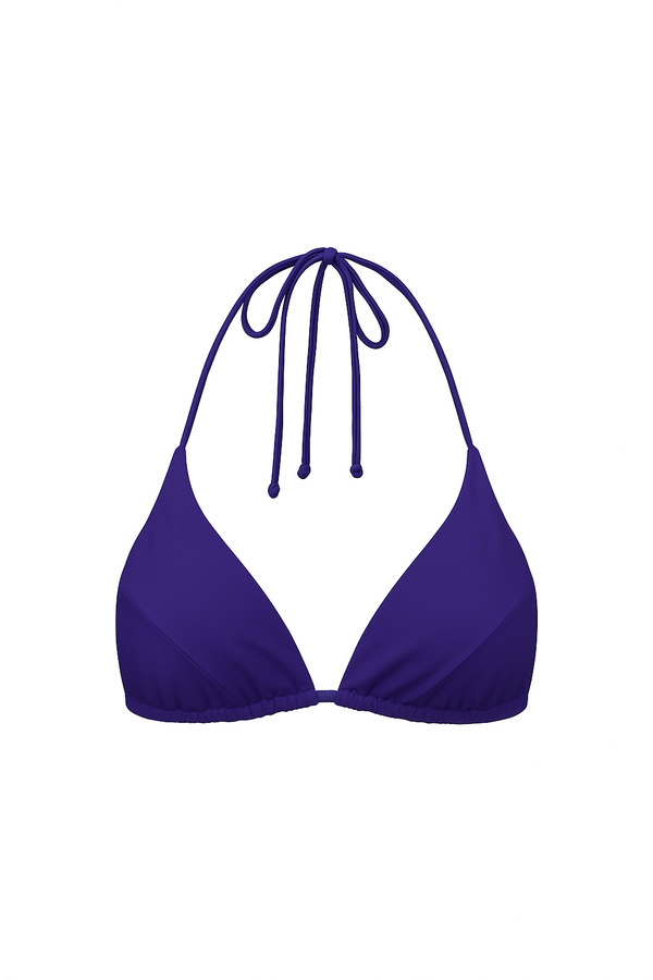 Fioletowa trójkątna góra od bikini Samoa