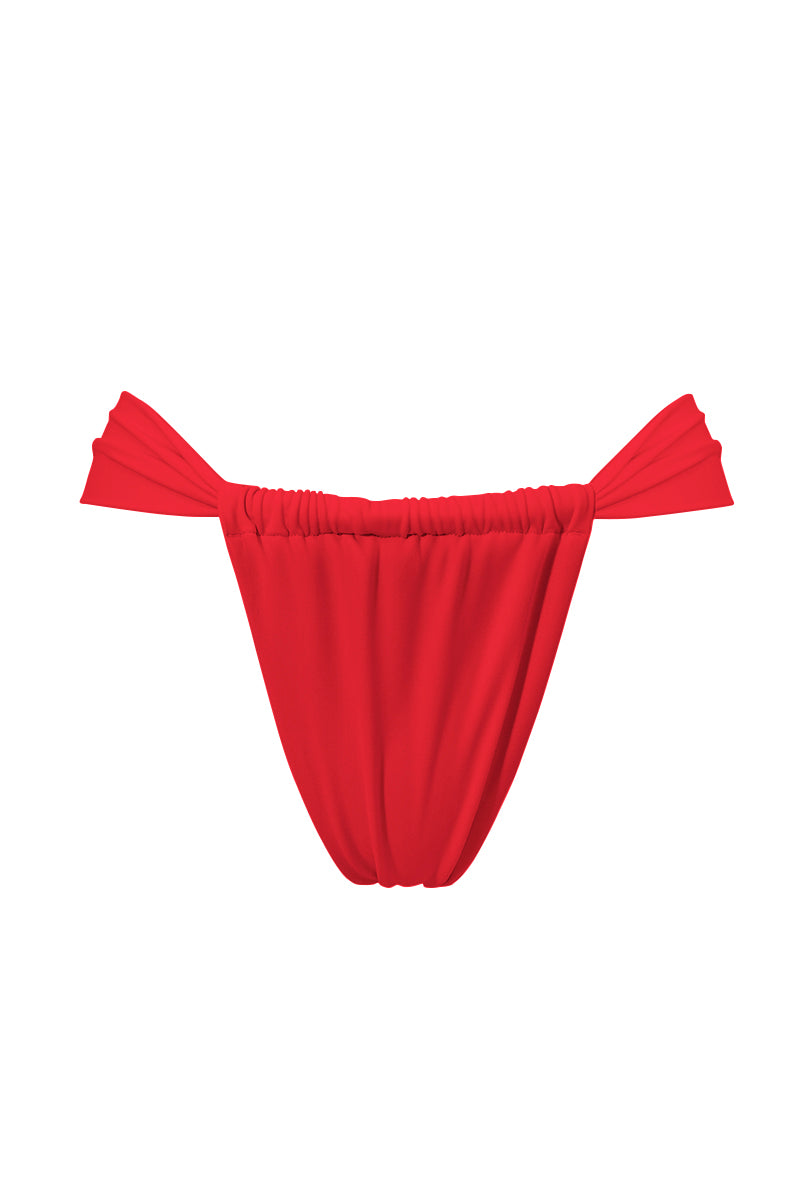 Czerwony dół od bikini Kirei