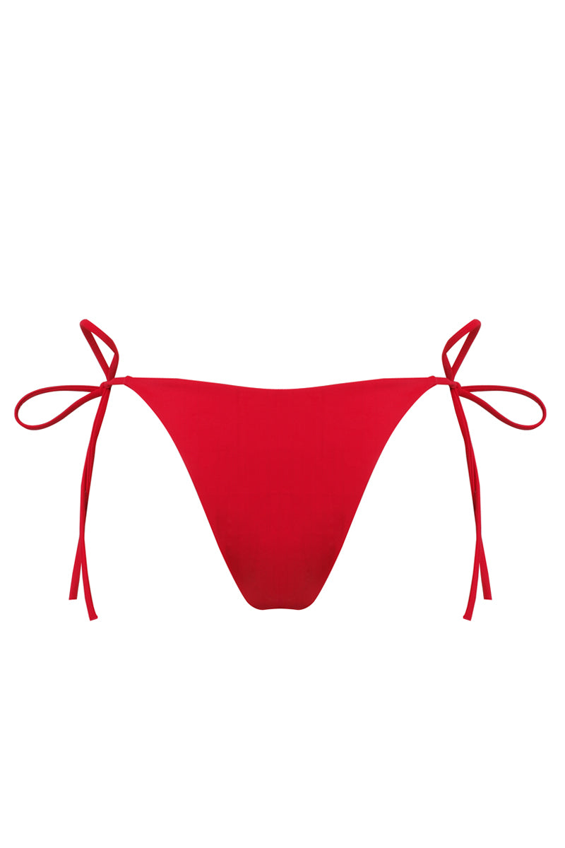 Czerwony dół od bikini Maui