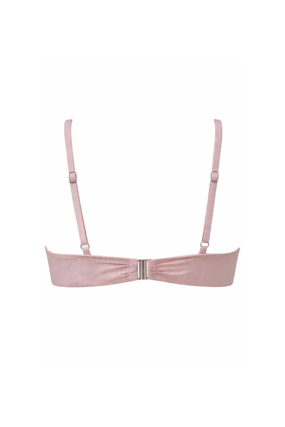 Różowa trójkątna góra od bikini Capri