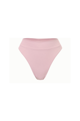 Różowy dół od bikini z wysokim stanem Kawai