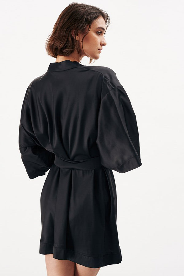 Satynowe kimono / szlafrok Dora