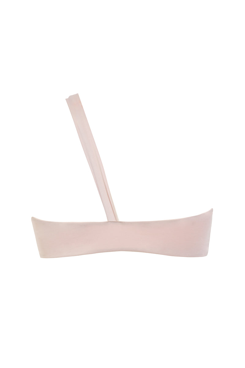 Perłowy top od bikini Kirei